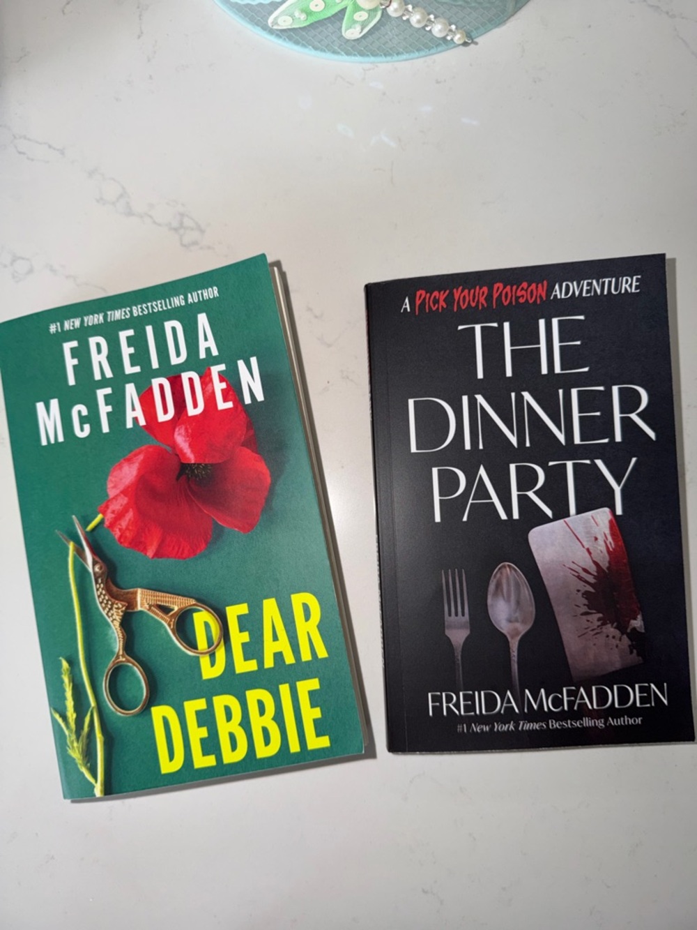 Set of 2 Freida McFadden books— Dear Debbie & The Dinner Party